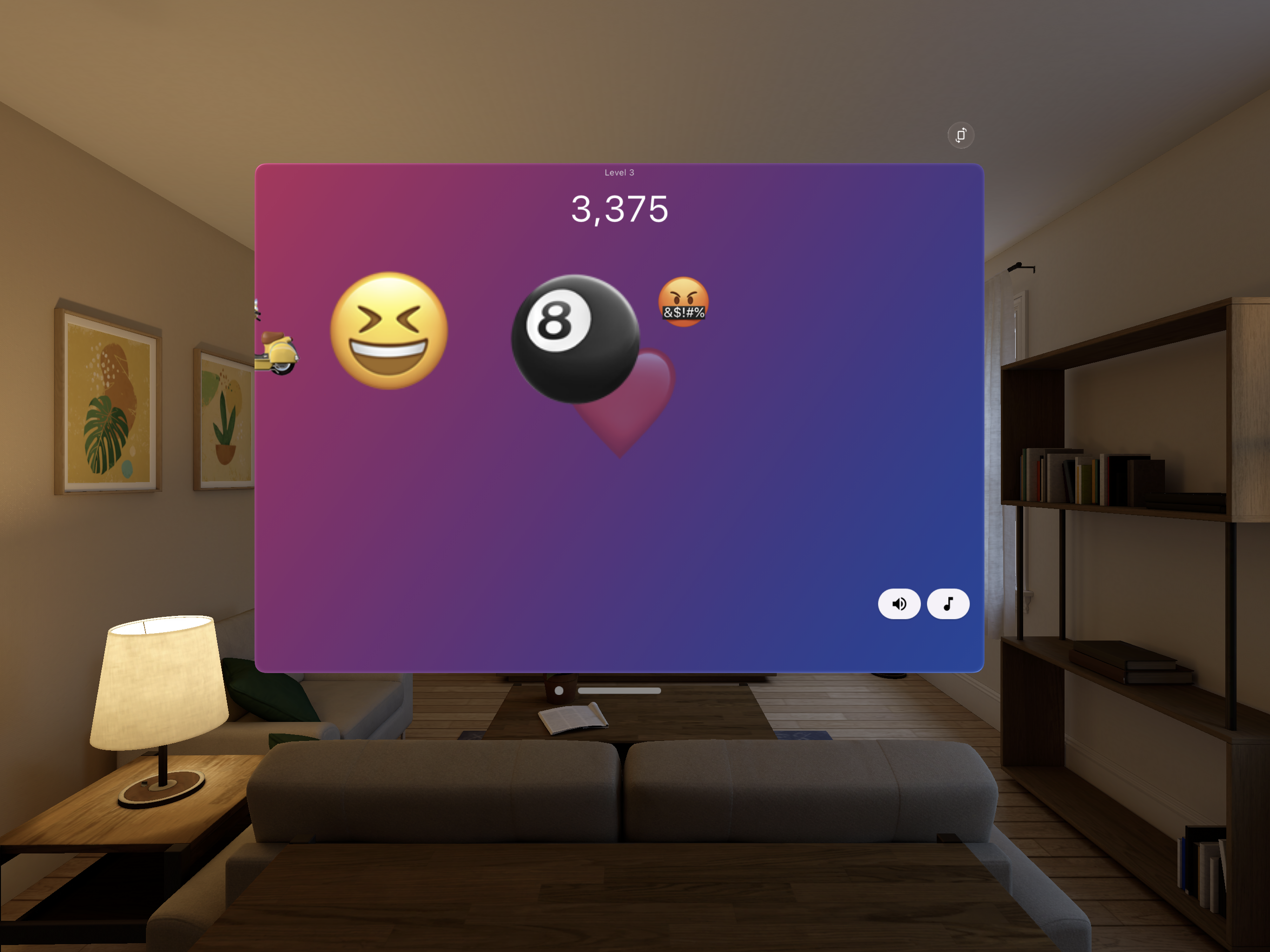 Smileé on Vision Pro